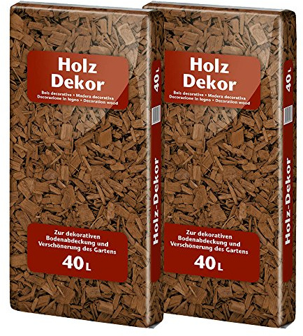 Floragard Mulch Universal Holzdekor braun 2 x 40 L