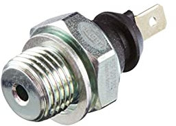 HELLA 6ZF 007 393-001 Interruttore a pressione olio, 12V, 1a... poli, avvitato, Apritoio, Colore nero