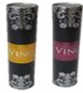 2er-Set Flaschendose Geschenk Dose Verpackung Wein Flasche