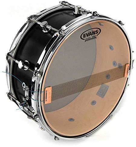 Evans Clear 300 Parche Resonante Caja 15 Pulgadas | Evans Los 300 cabezales laterales transparentes ofrecen una respuesta sensible, articulación nítida, tono brillante y caja