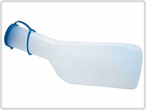 Urinflasche für Männer 1 Liter, milchig (autoklavierbar) mit Deckel - Urinflaschen Urinente