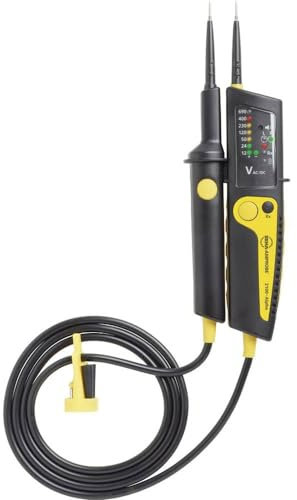 Beha-Amprobe 4312495 2100-ALPHA Spannungs-Durchgangsprüfer mit zuschaltbarer Last, Schwarz