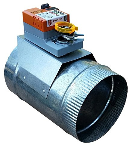 Zone Damper 6 Round Professional-Grade (HVAC Zoning) - Preminum replacement for Honeywell, EWC, Durozone, more (06)