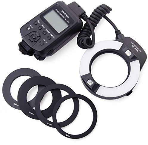 Yongnuo YN-14EX Macro Ring TTL Flash Light + Adapter for Canon DSLR 6D 7D LF464