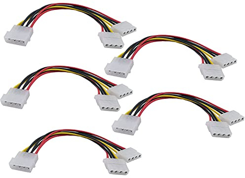 KALEA-INFORMATIQUE Paquete de 5 Cables de alimentación en Y MOLEX