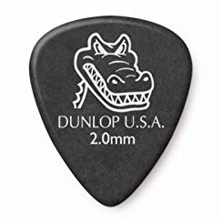 JIM DUNLOP Plektrum Gator Grip 2,00mm 72 Stück