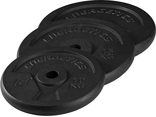 ENERGETICS Hantelscheiben Gusseisen 1 x 10 kg, 1 x 15 kg oder 1 x 20 kg