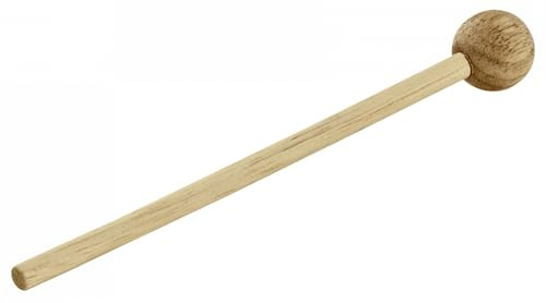 Nino Percussion Wood Beater Holzschlägel – für Musikinstrumente – für Kinder ab 3 Jahren – Gummibaum Holz, Natur (NINO9)