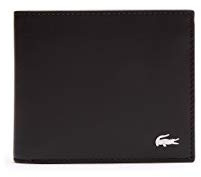 Lacoste NH1112FG - Portamonete Uomo, TESTA DI MORO (Dark Brown), 9.5 x 3 11.5 cM