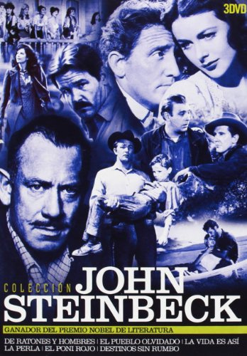of Mice and Men + The Forgotten Village + Tortilla Flat + La Perla + The Red Pony + Cannery Row (Region 2) John Steinbeck Box Set