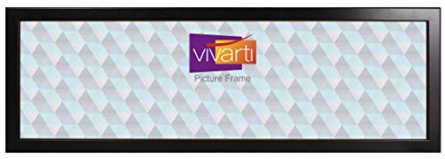 Vivarti Panoramic Thin Matt Black Picture Photo Frame 20 x 7 Inches