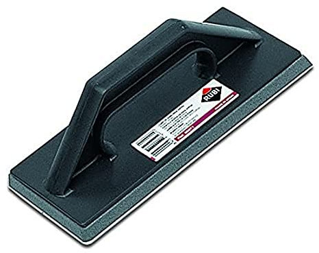 RUBI | Plastic Handle Grout Float | Rubber Float for Grouting Ceramic Tiles | Ideal for Filling Joints up to 3 mm Wide | Rubber Grout Float SuperPro
