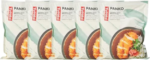 Yutaka Panko Bread Crumbs 6mm 300g (Pack of 5) | Vegan-Friendly Japanese-Style Panko | Large 6mm Flakes for Extra-Crispy Coating | Ideal for Katsu, Tempura, Croquettes & Crunchy Toppings