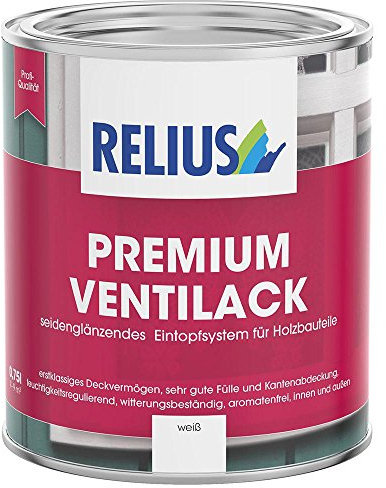 Relius Venti 1-2-3 Fensterlack 0,75l, 7-8 m²