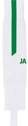 JAKO Unisex Stutzen Lazio, Weiß/Sportgrün, L-XL