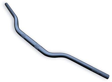 Motorcycle Handlebars Fatbars BLACK Alloy | 28mm Diameter Tapered Down to 22mm | Ideal for Motocross | Trials Bike | Supermoto | Streetfighter | Roadster | Strong, Stylish and Versatile