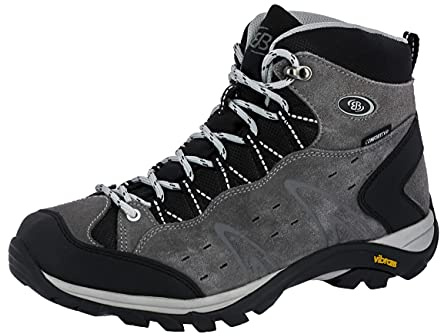 Brütting Mount Bona High Unisex Erwachsene Trekking- & Wanderstiefel, Grau, 43 EU
