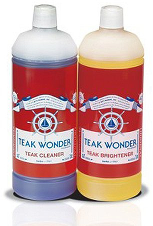 Teak Wonder - 2x 0,95 Liter Waschmittel und Politur Bootsreiniger