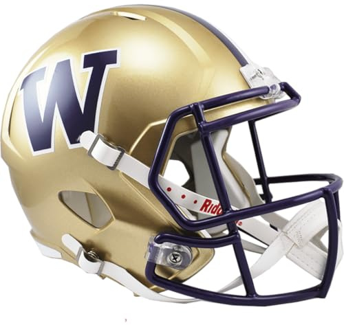 Riddell NCAA Washington Huskies Full Size Speed Replica Football Helmet