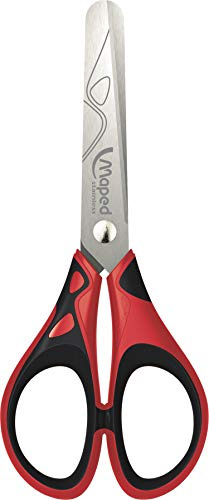 Maped Bastelschere ESsentials 13cm Softgriff - 1 Schere, Farbe nicht frei wählbar