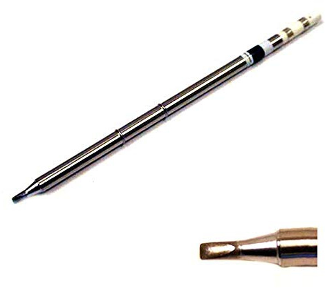 Hakko T15-D24 Lötkolbenspitze, Meißelform, 2,4 mm x 4 mm x 10 mm, für FM-2027 / FM-2028