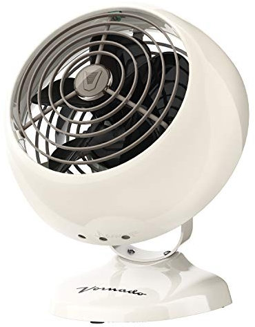 Vornado VFAN Mini Personal Circulator, Vintage White-Classic Base