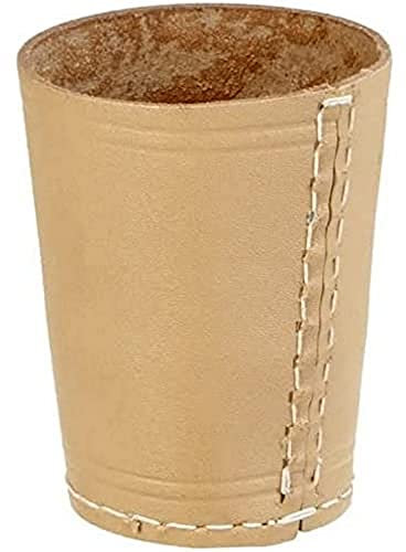 Piatnik Spiele 2971 - Lederwürfelbecher natur