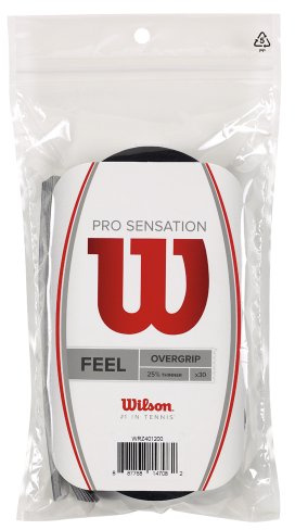 Wilson Overgrip Pro Sensation 30er, Schwarz, 0076260154200000