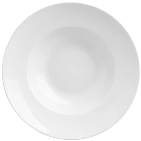 Secret de Gourmet - Lot de 6 Assiettes à Pates 27cm Blanc