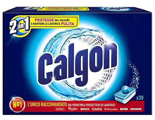 Calgon 2 in 1 Anticalcare 30 Tabs, 390 gr, Confezione da 6