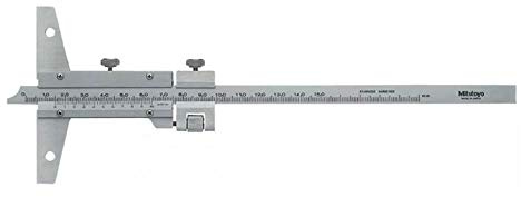 Mitutoyo 527-101 Nonius Tiefenmessschieber, 0-150 mm
