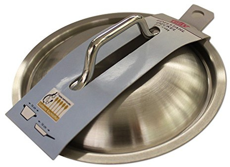 GSW 133166 TITANA Edelstahldeckel - 16cm, Silber