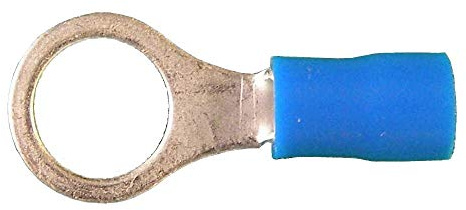 netproshop 10 x Ring Kabelschuhe 1,5-2,5mm² 10,5 blau M10