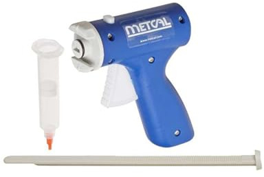 Metcal 910-MSG Polypropylene Manual Syringe Gun for Foot Valve Dispenser, 10cc Size