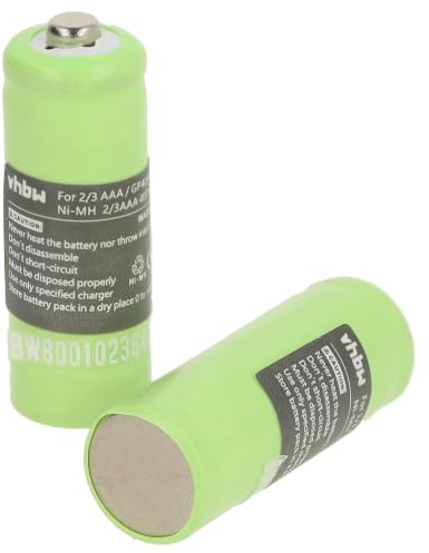 vhbw 2X Akku kompatibel mit Hagenuk Classico | schnurlos Festnetz Telefon (400 mAh, 1,2 V, NiMH) - für 2/3 AAA, GP40AAA, GP40AAAM, GP40AAAMC