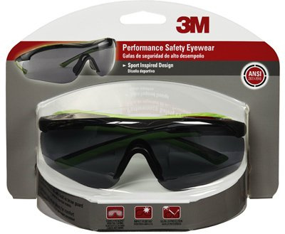 3M 47101-WZ4 anteojos de seguridad, deporte, gris, 4 unidades