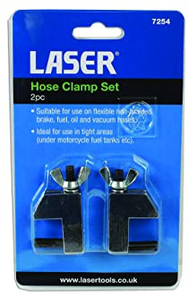 Laser 7254 Hose Clamp Set 2pc, Black