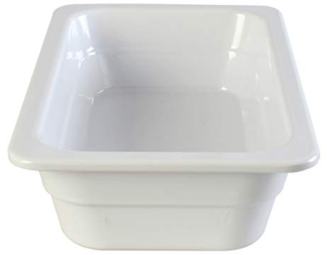Restaurant Essentials Gastronorm pan melamine container, 1/4 size, 65mm/ 2 1/2 deep, comes in each