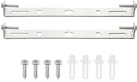 sourcing map Plaque de Suspendre Plafonnier Clair, 150x19x15mm Éclairage Luminaire Montage Support pour Maison Bureau Lustre, 2 Ensembles