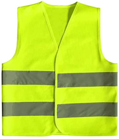 RUTAVM Warnweste Reflektorweste Reflektierende Weste, sicher for studentische Aktivitäten, Grundschule im Freien Verkehrsweste Sicherheit Sicherheitsweste (Blue : Bronze, Size : S)