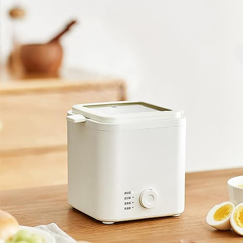 Rapid Electric Egg Boiler, Mini Electric Egg Cooker Boiler 4 Egg Capacity Poacher with Auto Power-off and Beep Alarm for Steamed, Hard Boiled, Soft Boiled Eggs and Onsen Tamago