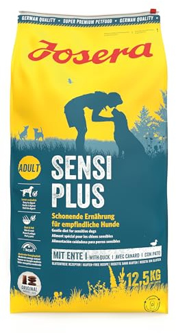 JOSERA SensiPlus (1 x 12,5 kg) | Comida para Perros con Pato para Perros sensibles | Comida Seca súper Premium para Perros Adultos, 1 Unidad