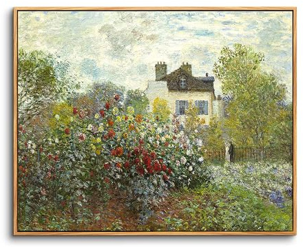 hyidecorart Vintage Bilder mit Rahmen Natur Landschaft Gemälde 20x25 cm | Retro-Kunst, HD-Druck, Einfach Aufzuhängen, Schnelle Montage, Für Viele Räume, Klassische Wanddeko, Geschenk, Klein