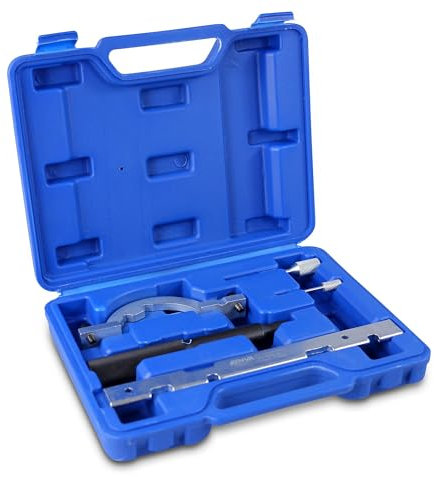 ENVA Motor Einstellwerkzeug Satz für Opel 1.0/1.2/1.4 Spezialwerkzeug Set inkl. Nockenwellenwerkzeug & Kurbelwellenwerkzeug Motoreinstellwerkzeug für Steuerketten Wechsel Kurbelwellen Arretierwerkzeug