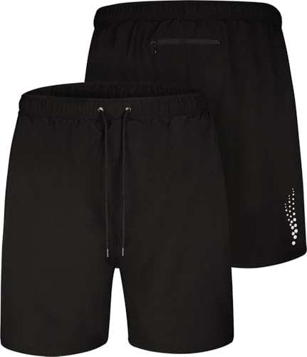 Espionage Performance Short for Men's LW158 in Black, 2XL-8XL