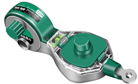 Inks Scriber Line Carpenter Tool Marcador de carpintería con cuerda manual y rodillo de marcado manual para trabajos de construcción precisos