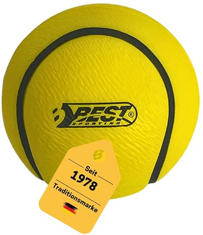 Best Sporting Small High-Bounce Ball - Tennis I Robuster und langlebiger Bounce Tennis Ball I Hochwerfball I Springball für Kinder I Tennis I Ideal für Outdoor & Indoor Spiele