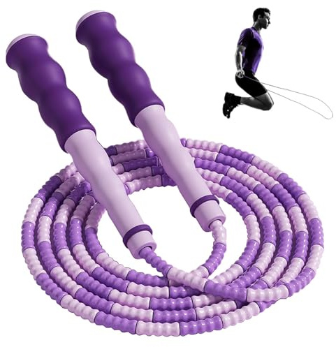 2.8 M X 8 mm Cuerda Para Saltar, Jump Rope Con Una Longitud Ajustable, Flexible PVC Comba De Saltar, Cuerda De Saltar, Comba Boxeo Para Hombre, Mujer, Entrenamiento De Velocidad, Fitness