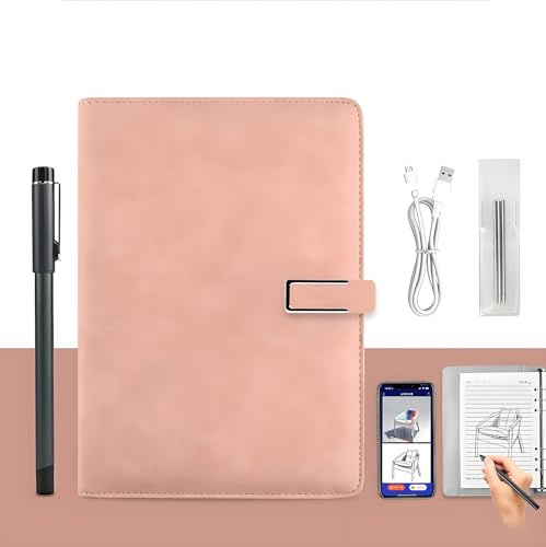 XNote - Ai-Powered Smart Writing Set, E-Ink Paper Tablet for Notes & Drawing, Real-Time Sync to App for Learning, Office, Business Meetings(Pink)