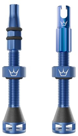 Peaty's Holeshot Fast Flow Tubeless Valves - High Airflow Anti Sealant Clog Design, Fast Tyre Setup, Fully Serviceable 7075 Aluminium, Bike Tyre Valves Compatible with MTB Rim Inserts
